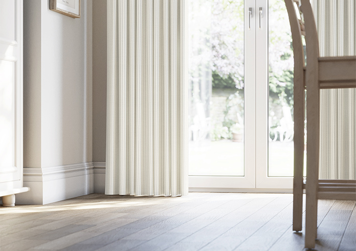 Laura Ashley Candy Stripe, Steel - Made to Measure Curtains - Image 5